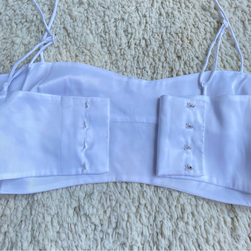 KIMBERLEY ANNE Coastlines Silk Organza Sheer Peplum - Picture 10 of 16